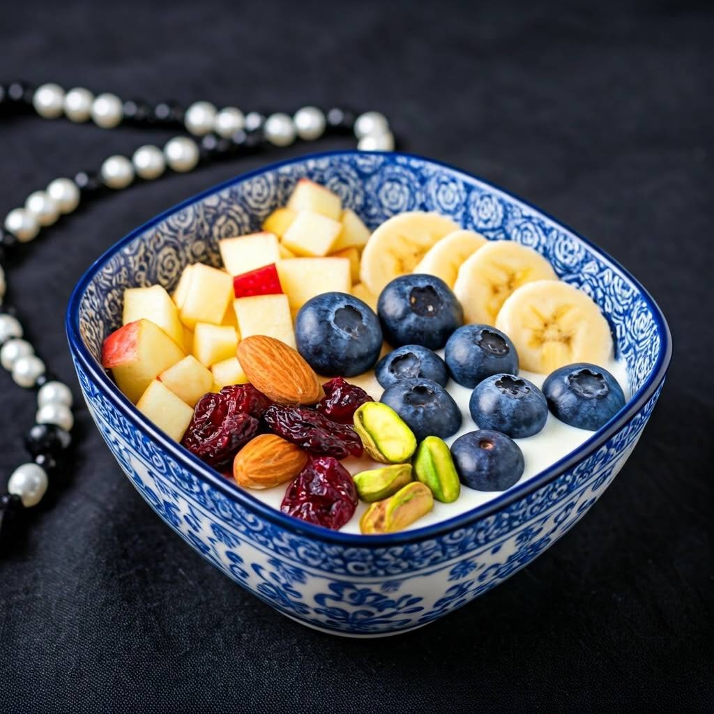 Oats Porridge with Fruits & Nuts